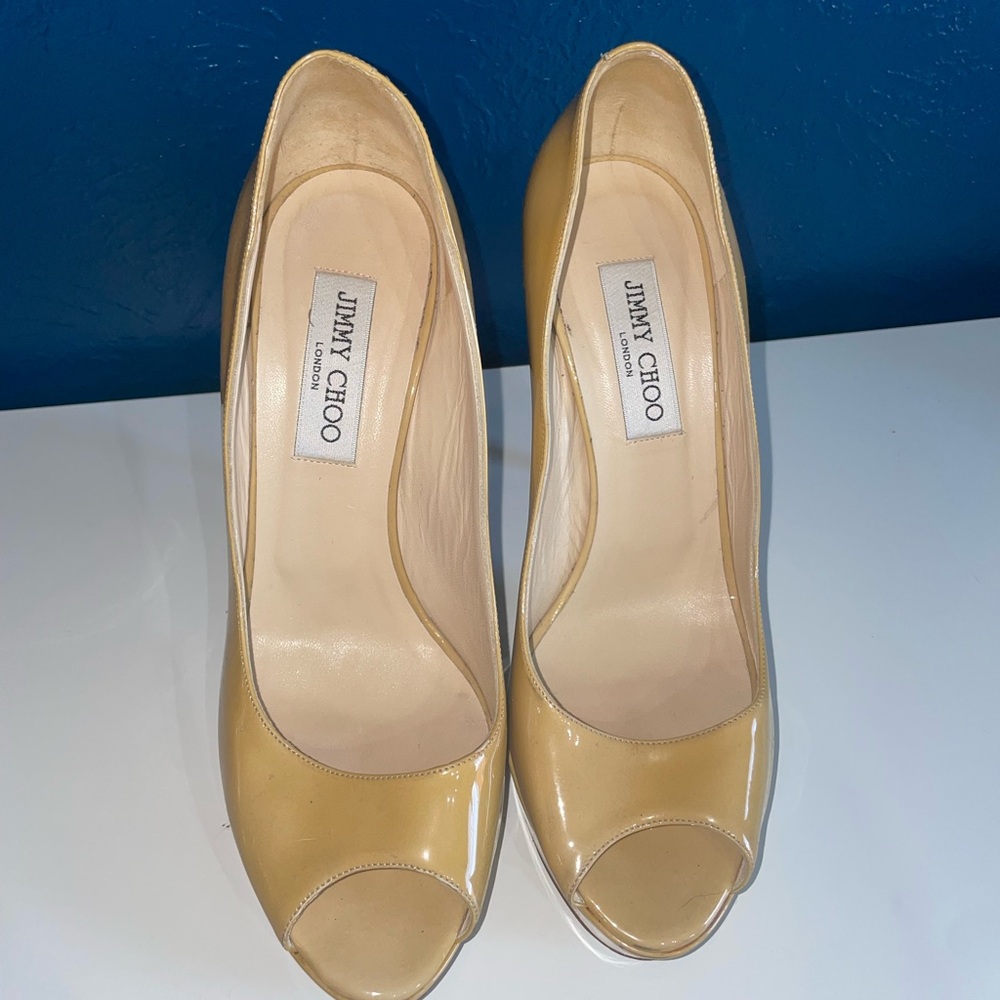 Jimmy Choo patent leather heels
